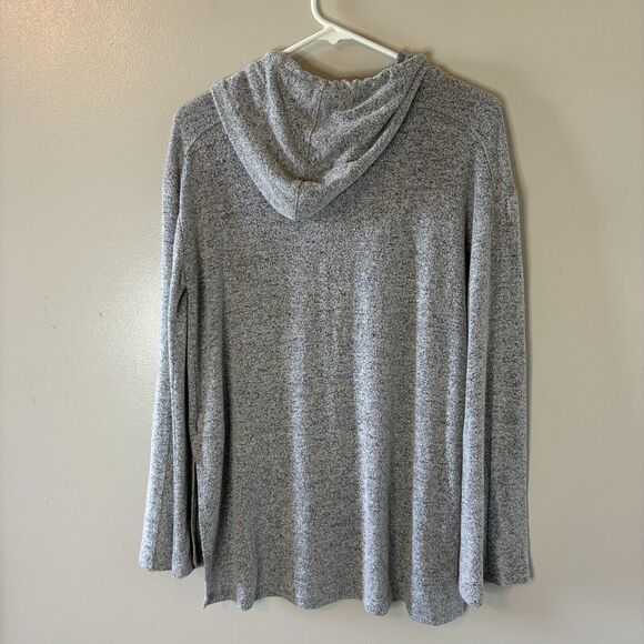 Mossimo Womens Hooded Sweatshirt Gray Long Sleeve Pullover Sz Small - Picture 5 of 6